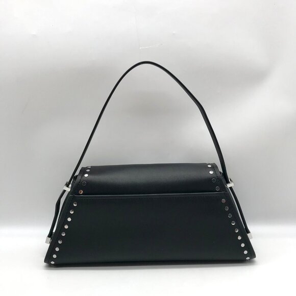 Michael Kors Black Leather Ludlow Convertible Shoulder Bag - Picture 2 of 11